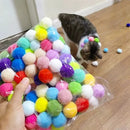 Arminha de Brinquedo Bola de Pelúcia para Gatos