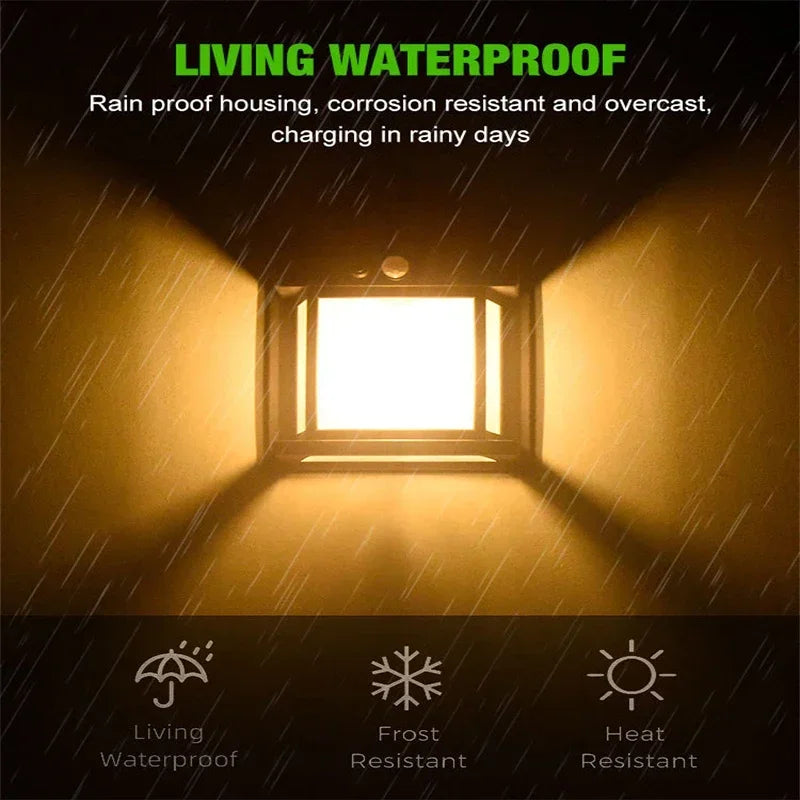 Lâmpada de Parede Solar a Prova d`agua