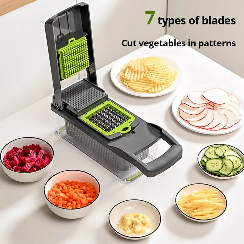 Multifuncional Cortador Triturador de Legumes e Frutas