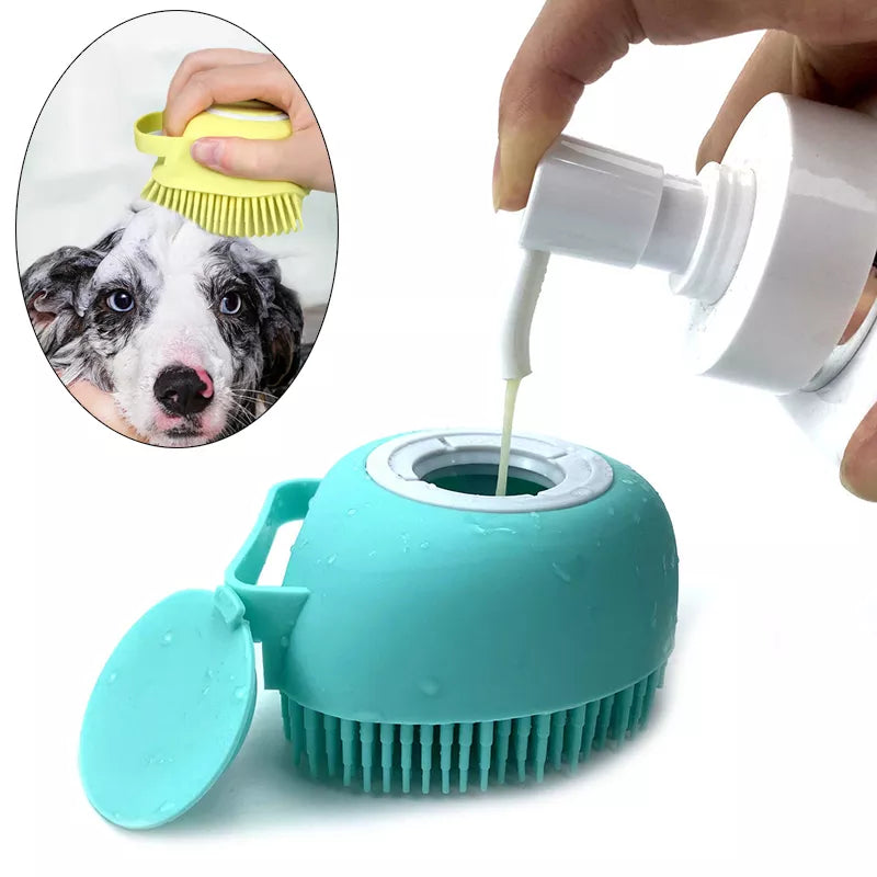 Escova de Champô e Massagem para Pets