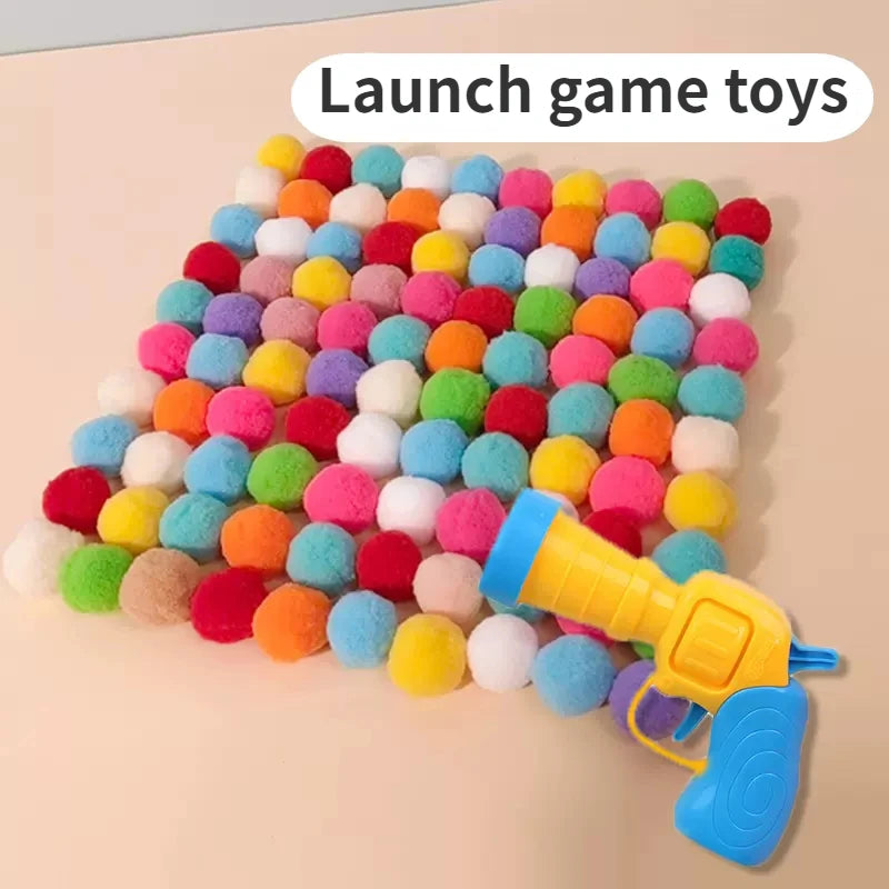Arminha de Brinquedo Bola de Pelúcia para Gatos