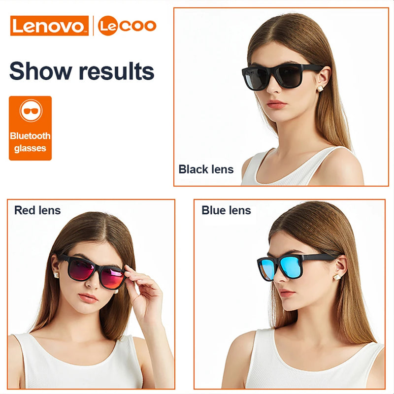 Óculos Inteligente Lenovo Lecoo C8 Smart Music Bluetooth