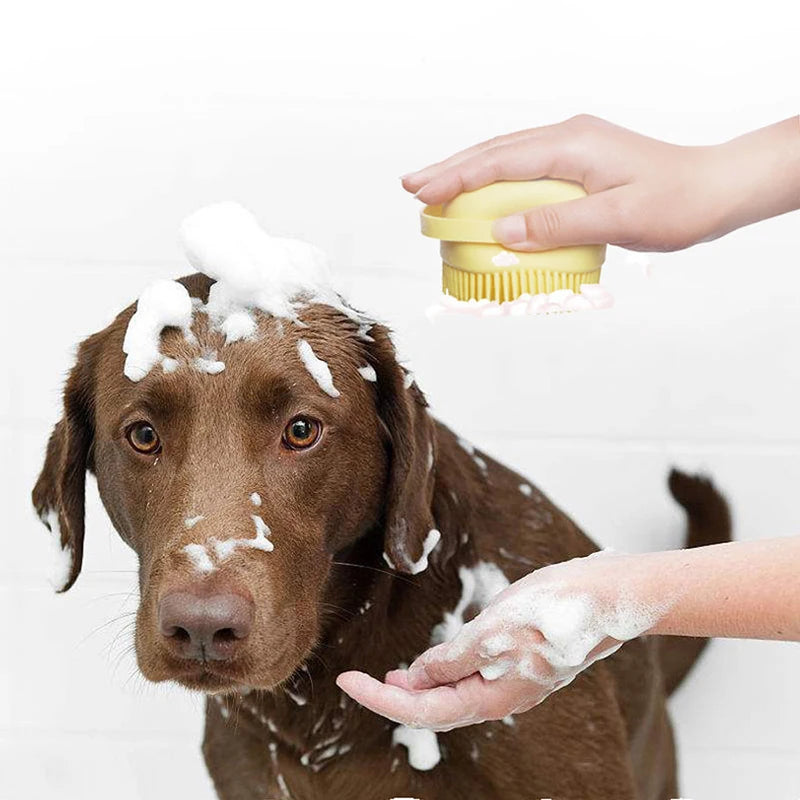 Escova de Champô e Massagem para Pets