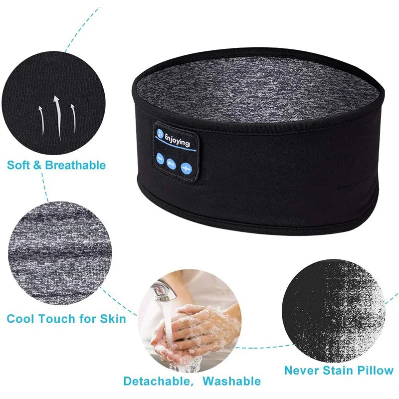 Bandana Sem Fio Elástica Bluetooth
