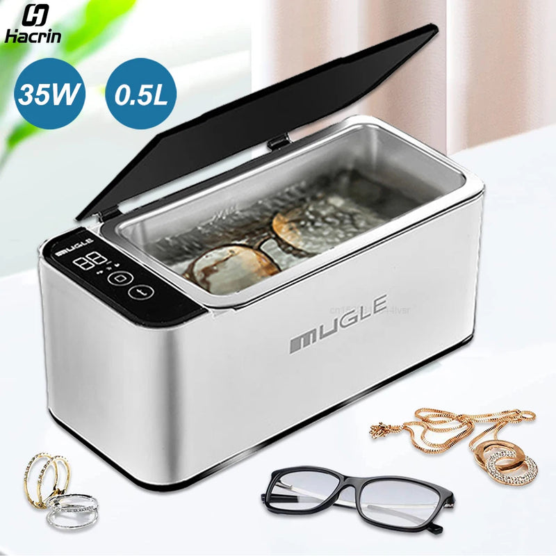 Limpador Ultrassônico de Óculos, Jóias